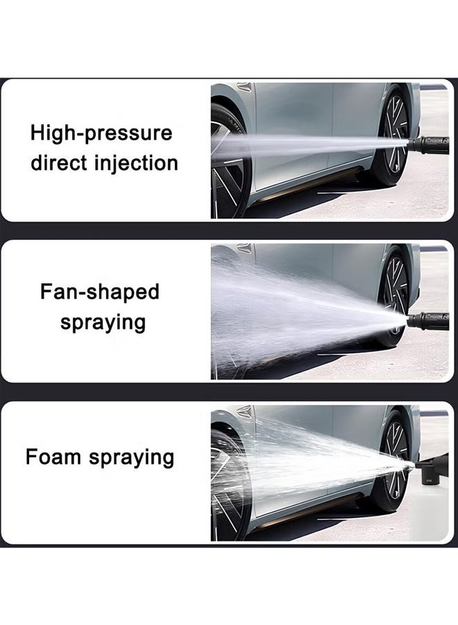 Bolivia's Pressure Washer, Car Washing Pressure Pump,Handheld Cordless Electric Pressure Washer - Portable Design with 6 Nozzles & Water Tank for Car Washing, Home Cleaning, Garden Use - Image 3